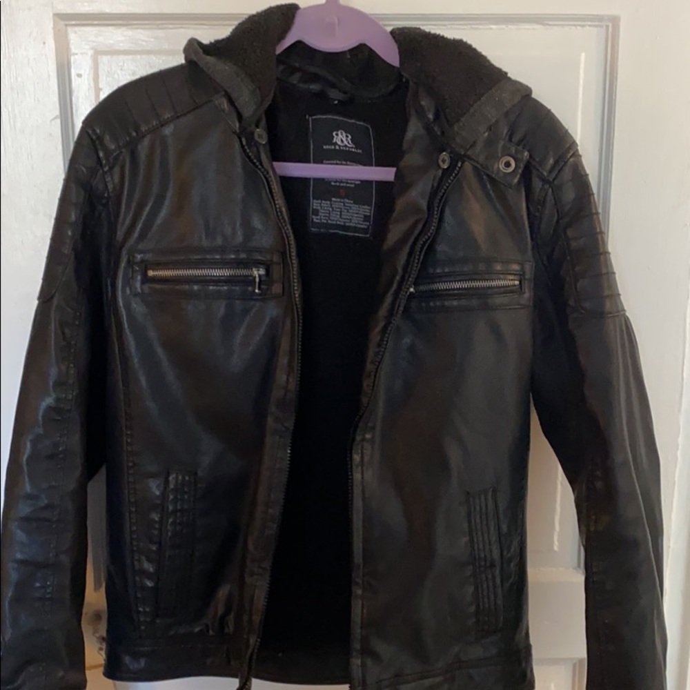 Faux Leather Jacket